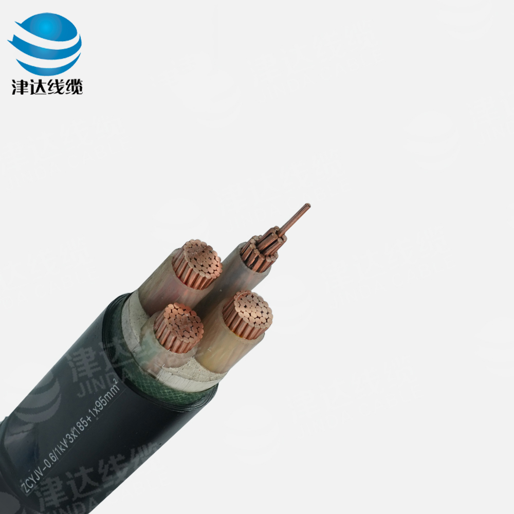 ZC-YJV 3*185+1*95铜芯交联聚乙烯绝缘聚氯乙烯护套阻燃C类电力电缆